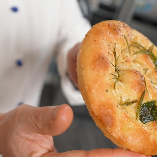 Baby focaccia sandwiches
